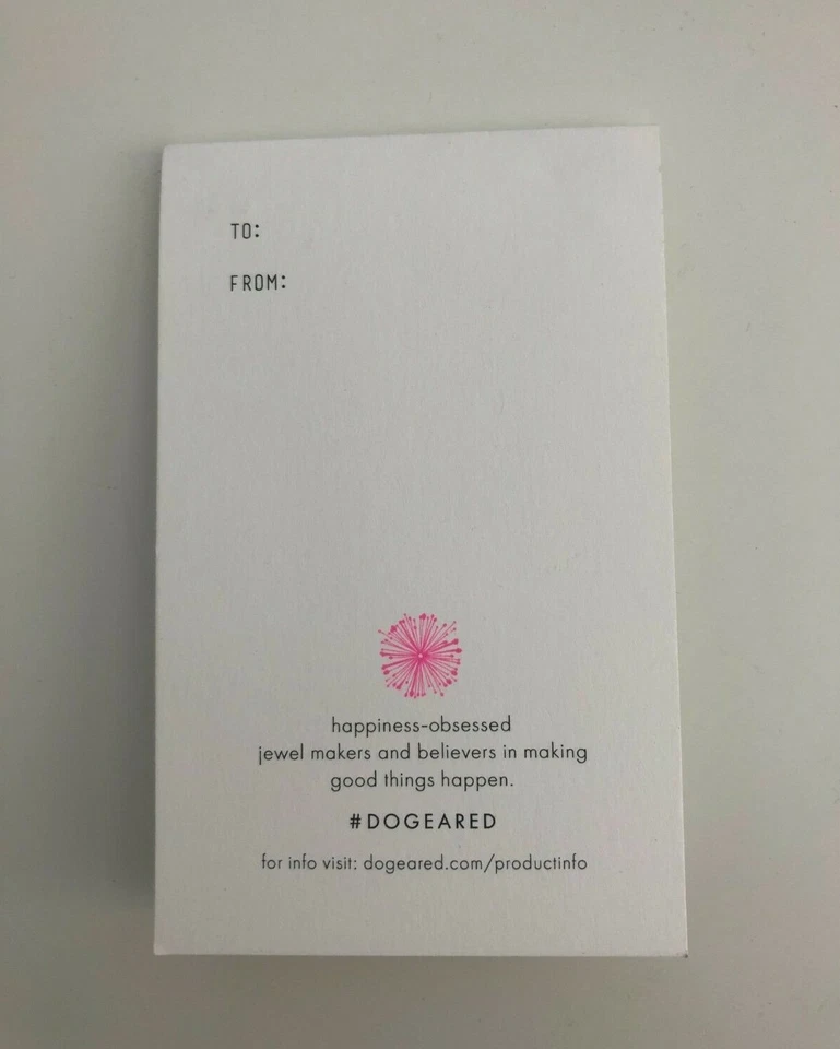 Collar de cuarzo rosa de plata de ley 925 DOGEARED cadena de cuentas sumergidas en oro Foto 2 de 2