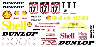 ho slot car decals