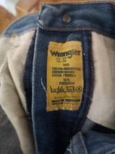 Vintage Wrangler jeans pants 1970s 80's women's blue straight jeans