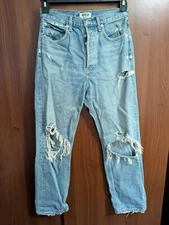 Womens Agolde Jeans Mid rise fall out Size 25 Made in USA