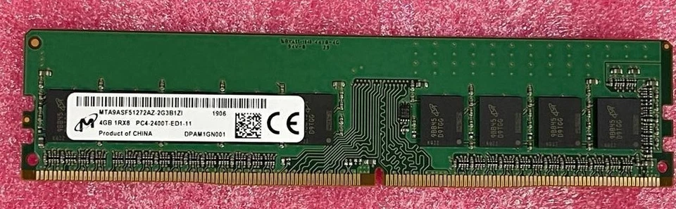 NEW Fujitsu 4GB 1Rx8 DDR4-2133 PC4-17000 ECC 288P UDIMM RAM V26808-B5013-F311 - Image 2 of 3