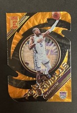 2021 De'AARON FOX Panini Donruss Elite Power Formulas Orange Die-Cut Card #27