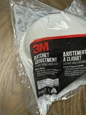 New. 3M Pro White Front Brim Hard Hat with Ratchet Adjustment