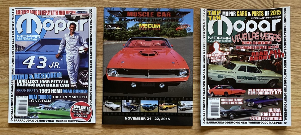 Richard Petty 1965 43JR Drag Racing 426 HEMI BARRACUDA MAGAZINE