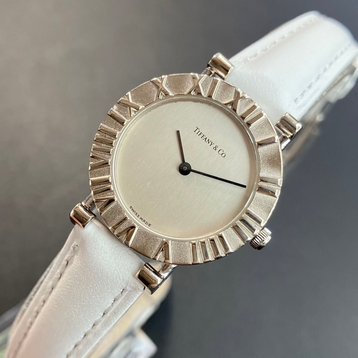 Good movable Tiffany Watch Atlas Roman Index Solid Silver Sterling Silver