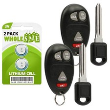 2 Replacement For 2001 2002 2003 Pontiac Grand Prix Key Fob Control