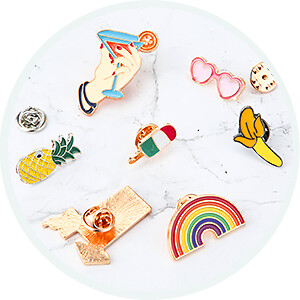 PONY Set spille bavero spilla smalto cartone animato per abbigliamento borse giacche accessori