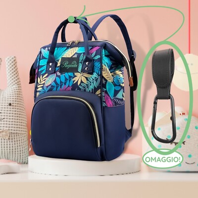 Borsa Zaino Mamma Foppapedretti Con Fasciatoio - Olive, Pratica E Spaziosa - Foto 2
