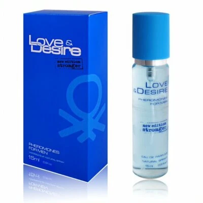 Love & Desire Perfume para Hombre con 4 Fuerzas Feromonas Sexo Afrodisíacos 15ml