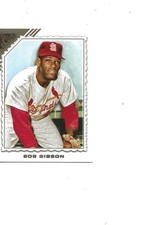 2022 TOPPS GALLERY CARDINALS HALL OF FAME BOB GIBSON