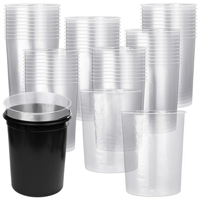 #ad 100 Pcs 5 Gallon Bucket Pail Liner Paint Pressure Pot Tank Liner Disposable P... $133.51