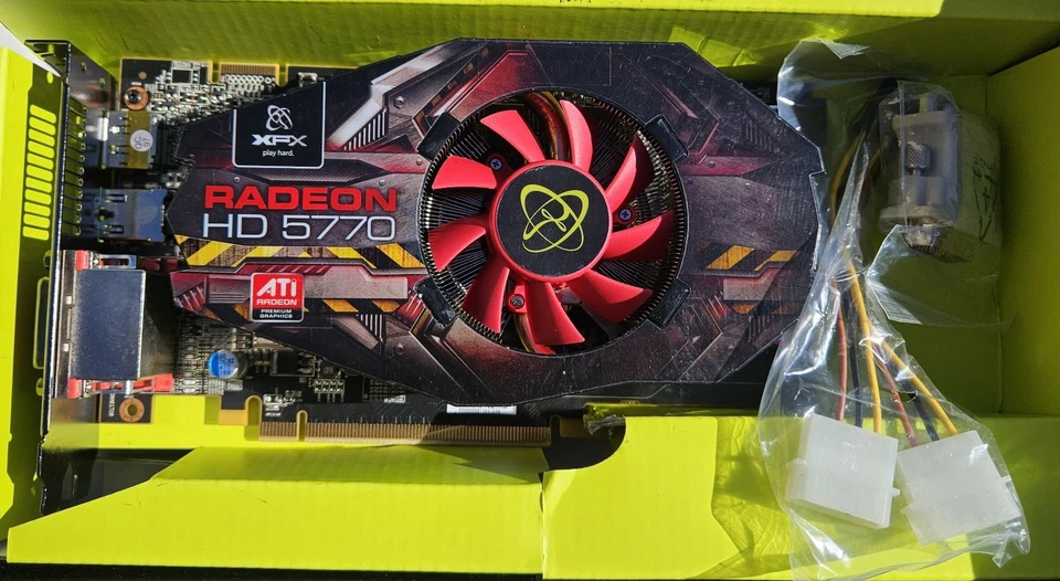 ATI Radeon HD 5770 1GB Graphics Card HD-577A-ZN HDMI Dual DVI - Image 3 of 4