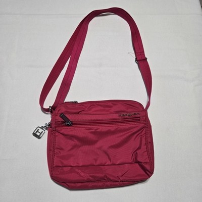 Hedgren Eye RFID Shoulder Bag Crossbody Purse Fuchsia Hot Pink 