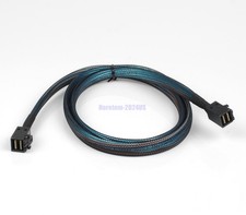Internal Mini SAS SFF-8643 to SFF-8643 Drive Power Male Cable Wire 12Gbs 100cm