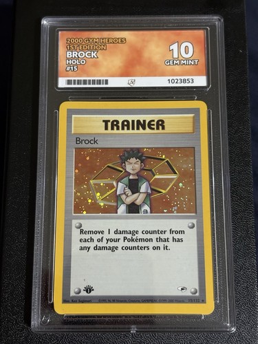 Brock (1st Edition) graded ACE 10 for sale on eBay
