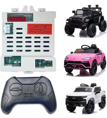 POLYNX 12V 2.4G Ride On Car Remote Control Box Receiver 7-Pin for Kids Jeep