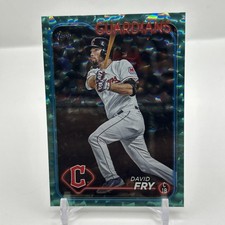 2024 Topps Series 2 - David Fry #446 Aqua Foil /399 (RC)