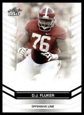 2013 Leaf Draft D.J. Fluker Rookie Alabama Crimson Tide #86