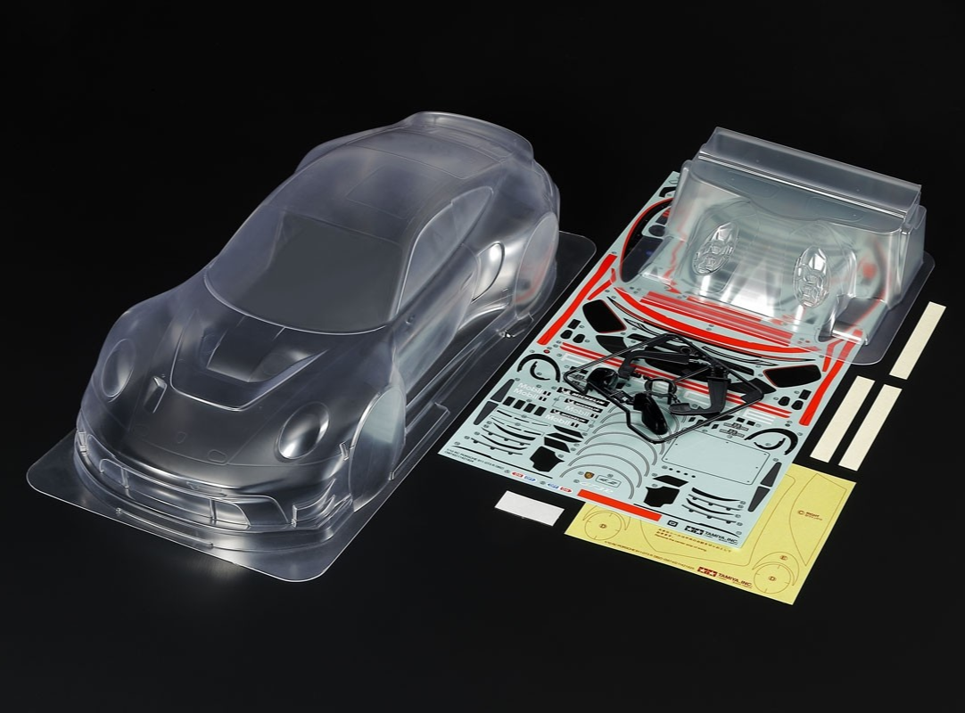 Tamiya 1/10 Body Shell PORSCHE 911 GT3-R *Clear* #51752 | eBay