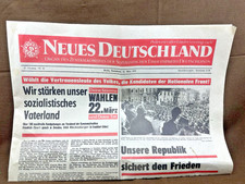 DDR Zeitung NEUES DEUTSCHLAND - 21. März 1970 - SED Zeitung / Sammler/JO