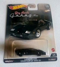 Hot Wheels Jay Leno's Garage Lamborghini Countach 1:64 Black Diecast Car
