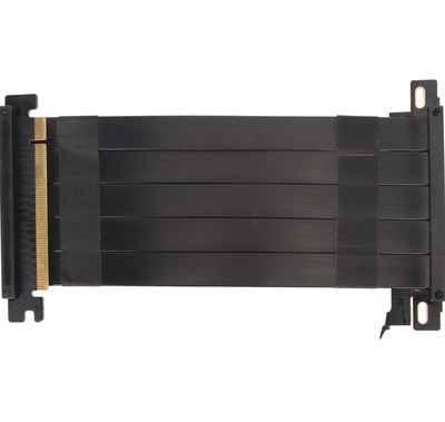 Grafikkarte Verlängerungskabel, PCIE 4.0 X16 Riser Kabel 180 Grad flexibel