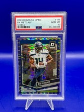 2023 Donruss Optic DK Metcalf Shield Prizm /32 PSA 10 #175