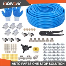 Labwork Garage Shop Compressed Air Line Kit Complete System 3/4"x300ft