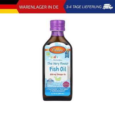 Carlson, Kids, Norwegian The Very Finest Fish Oil, feines norwegisches Fischöl f