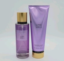 Victoria's Secret Love Spell Body Mist Spray  Body Lotion Set of 2