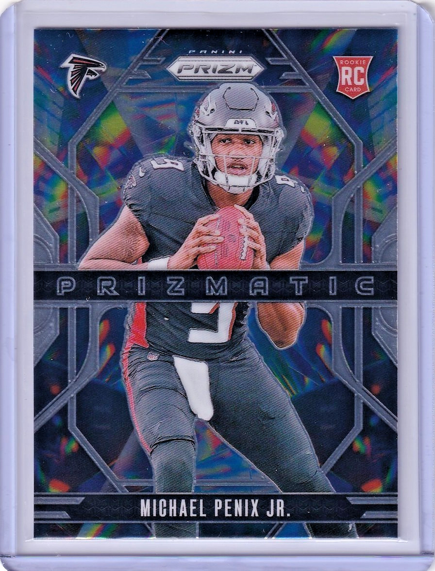 2024 Panini Prizm Michael Penix Jr. Prizmatic Rookie Card #10 (RC) Falcons