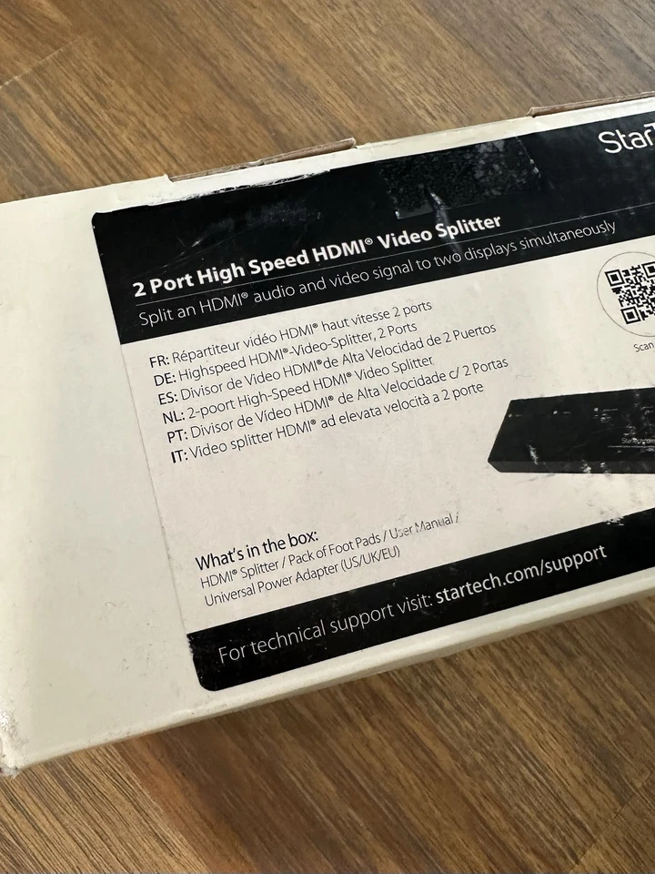 StarTech.Com 2 Port High Speed HDMI Video Splitter & Signal Amplifier - 1 x HDMI - Image 4 of 4