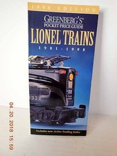 Greenberg's Pocket Price Guide Lionel Trains 1901-1998  