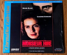 Monsieur Hire Laserdisc Patrice LeConte Michel Blanc Sandrine Bonnaire