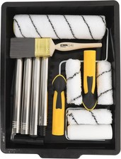 Coral 10505 Easy Coater Paint Roller Brush Set with Extension 10PC Pole 
