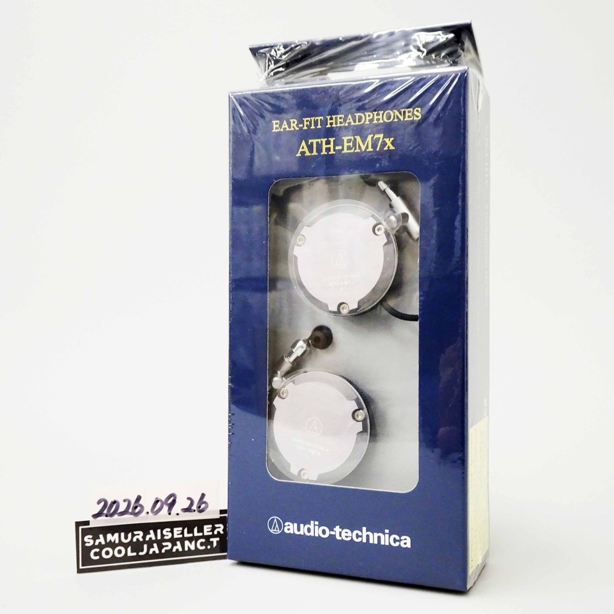 audio-technica ATH-EM7 イヤホン 本体 Audio-Technica ATH-EM7 X Silver Model Persona 3 Earphone EM7X from