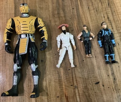 Vintage Mortal Kombat Action Figure Lot-10  Cyrax, 5  Rydan & Sub Zero,4  Johnny
