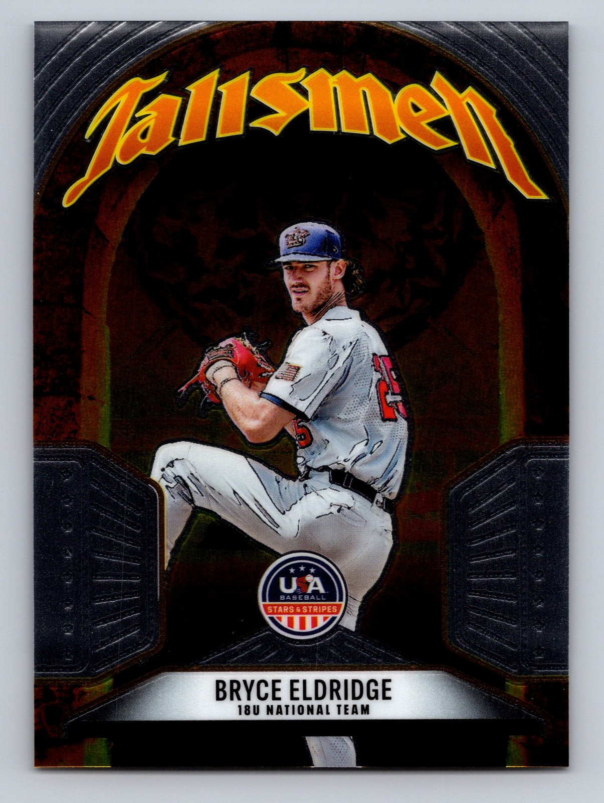 2026 Panini Stars & Stripes Prizm USA Baseball #15 Bryce Eldridge Talisman