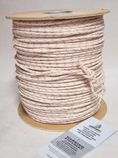 #8 - 1/4 In. x 100Ft Samson Spot Sash Cord Solid Braided Cotton/Nylon Core USA