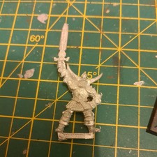 Warhammer Chaos Warriors Champion Metal Games Workshop Painted 1997 GW