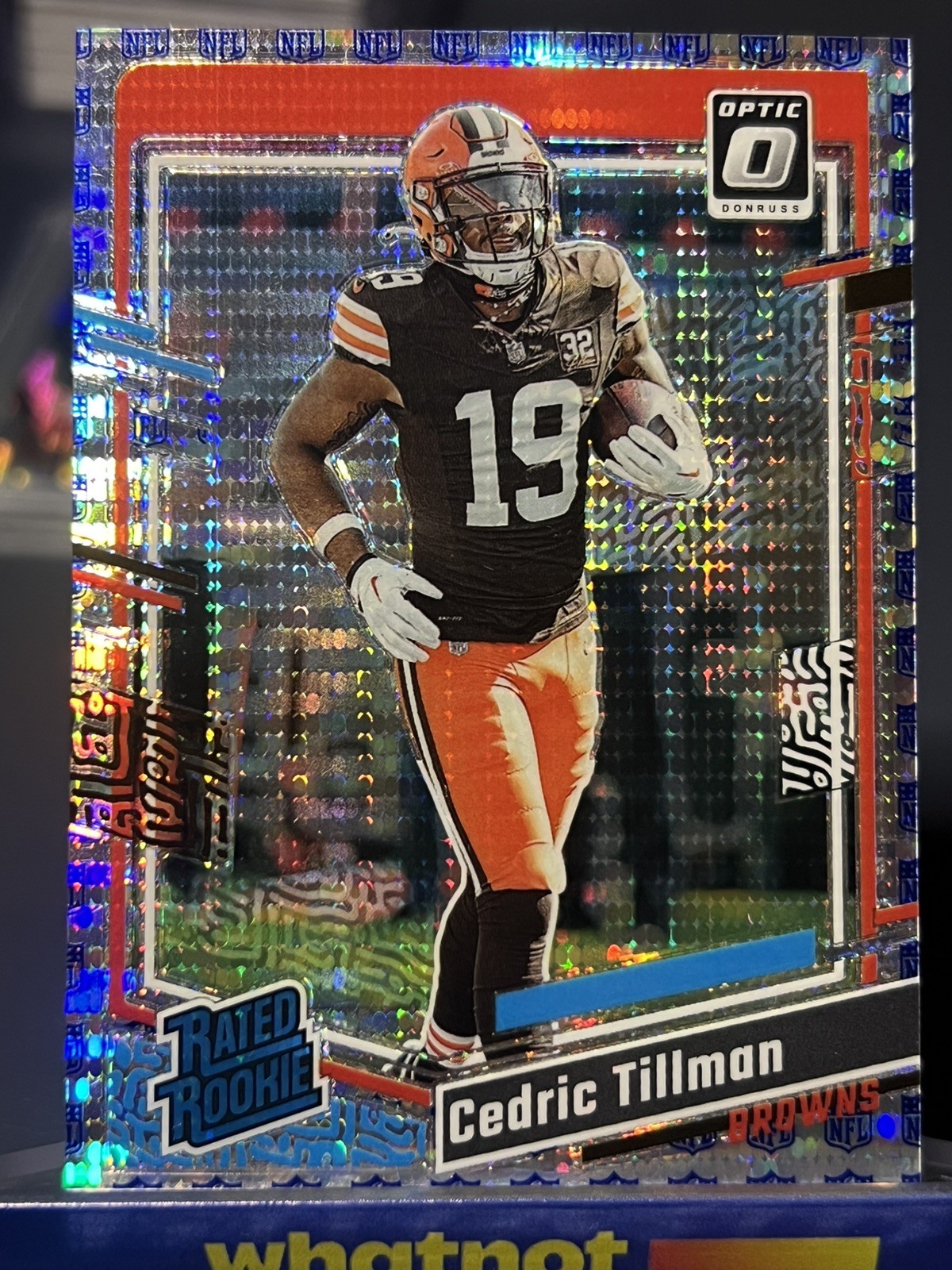 2023 Panini Donruss Optic Rated Shield #'d /32 Cedric Tillman Rookie SP #224