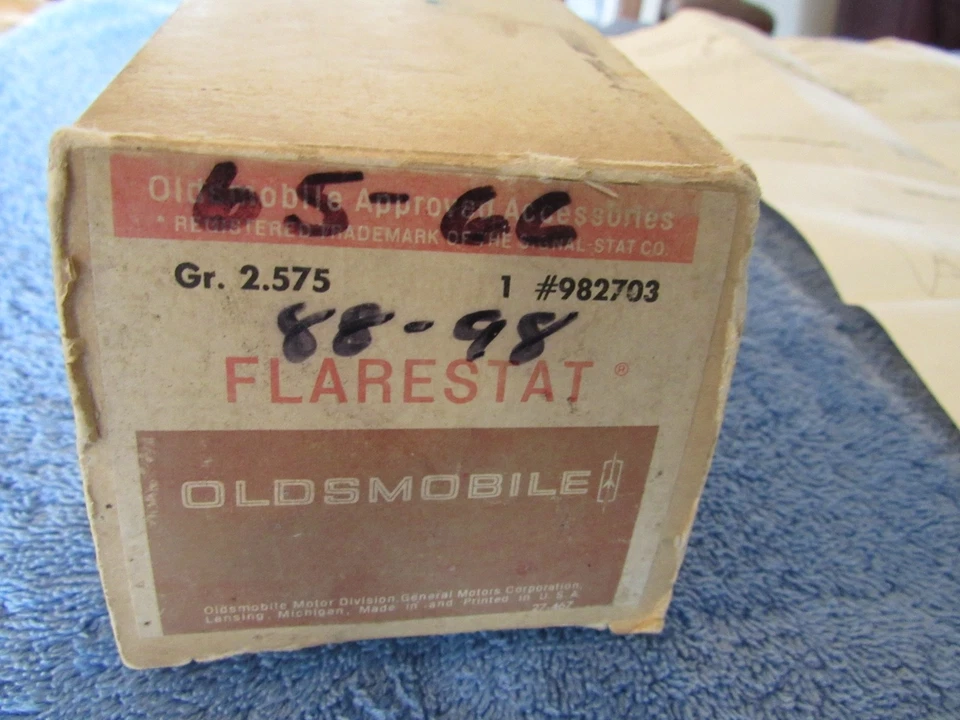 NOS 1965 1966 OLDSMOBILE  Flarestat Pkg. Cutlass 442 Vista-Cruise 88 98 Toronado - Image 4 of 4