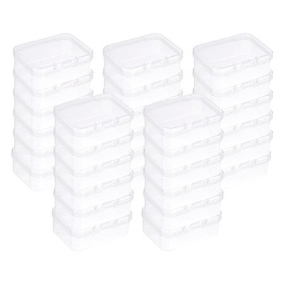 100Pcs Plastic Storage Containers, Storage Boxes(2.17'' x 1.57'' x 0.79'')