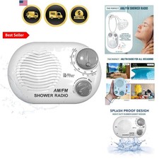 Shower Radio - Includes Carrying or Hanging S...