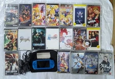 PSP-3000 Blue Console + 20 Software Set (Bulk Purchase)