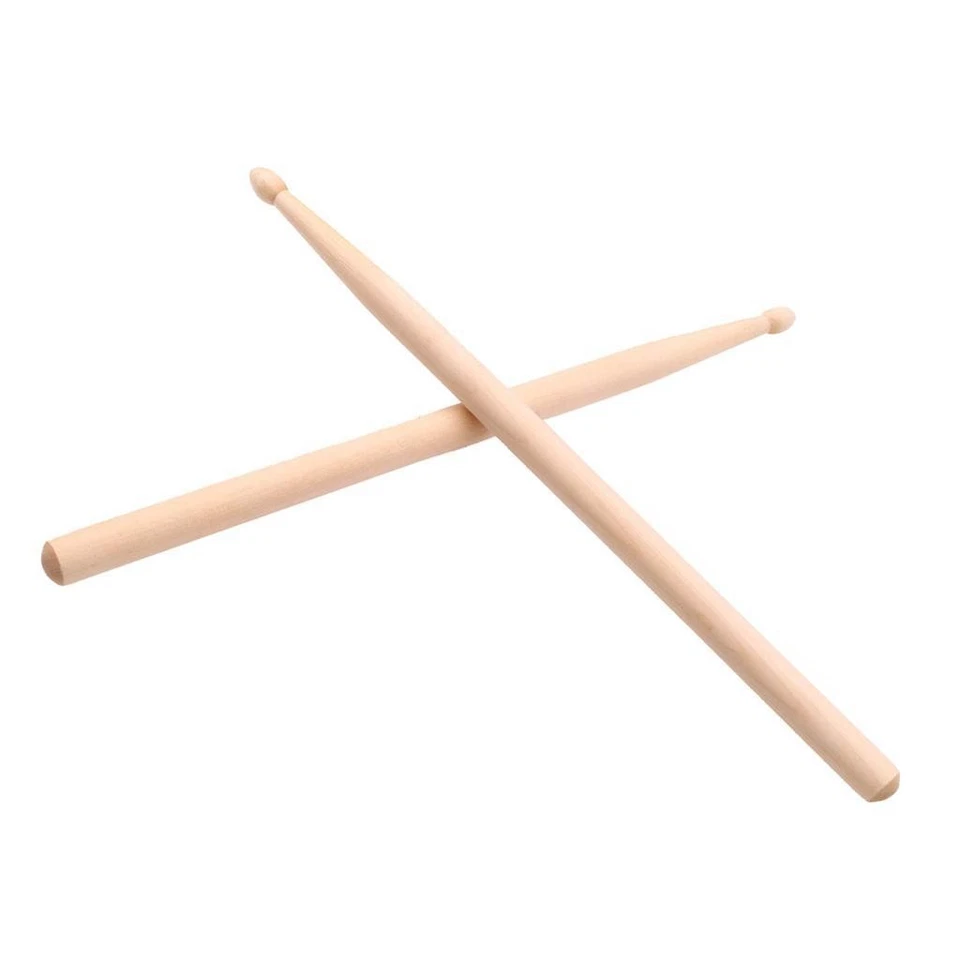 Pack of 2 Maple 5A Drum Sticks Rods for Kids Baby Young Beginners - Image 4 of 4