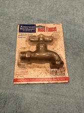 Vintage Brass Water Faucet Spigot Hose 1/2 Connection Outdoor New Nos In Pack