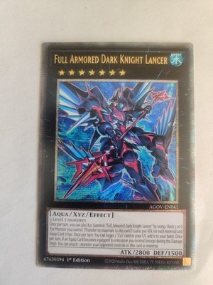 Yu-Gi-Oh Komplette Rüstung - Dunkelwerferritter Englisch AGOV-EN041 QCR