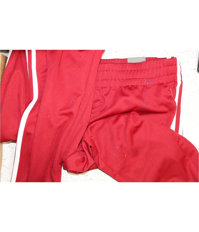 Pantalones deportivos Adidas para mujer, rojos, S Foto 2 de 4