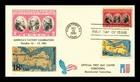 US COVER BATTLE OF YORKTOWN 200TH ANNIVERSARY FIRST DAY ISSUE COMBO